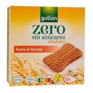 Biscuits gullon Sans sucre goût Orange