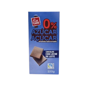 fin carré au lait 100 gr sans sucre